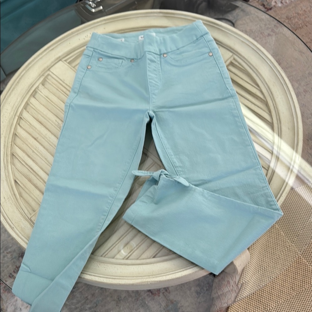 Light Blue Casual Pants